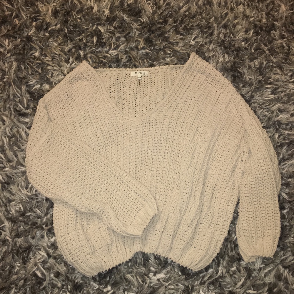 Chunky knit sweater